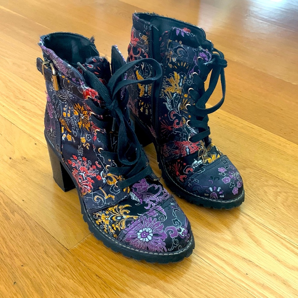 Fun heeled booties